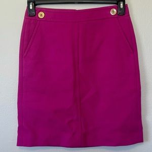Talbots Petites Button Detail Pencil Skirt
